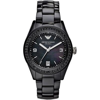 Giorgio Armani Relógio Analógico AR1423 39MM (Preto) - ARMANI Giorgio Armani Relógio Analógico AR1423 39MM (Preto) - ARMANI