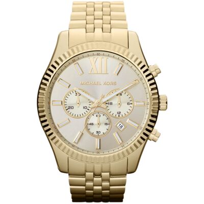 Relógio Analógico MK8281 45MM (Dourado) - MICHAEL KORS Relógio Analógico MK8281 45MM (Dourado) - MICHAEL KORS
