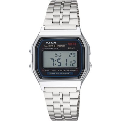 Relógio Digital A-159WA-N1 33mm (Cinzento) - CASIO Relógio Digital A-159WA-N1 33mm (Cinzento) - CASIO