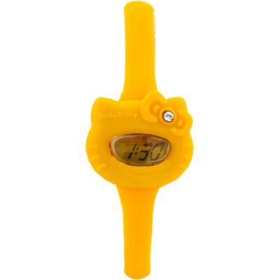 Relógio Digital HK7123L-08 27MM (Laranja) - HELLO KITTY Relógio Digital HK7123L-08 27MM (Laranja) - HELLO KITTY