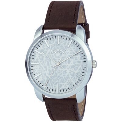 Relógio Analógico SAA0044-63 44MM (Prateado) - SNOOZ Relógio Analógico SAA0044-63 44MM (Prateado) - SNOOZ