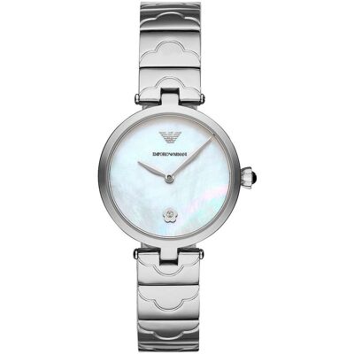 Giorgio Armani Relógio Analógico AR11235 32MM (Prateado) - ARMANI Giorgio Armani Relógio Analógico AR11235 32MM (Prateado) - ARMANI