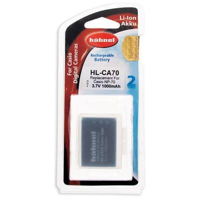 Bateria de íons de lítio Hahnel HL-CA70 - Para Casio Bateria de íons de lítio Hahnel HL-CA70 - Para Casio