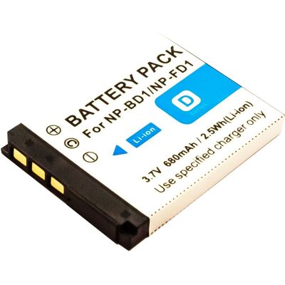 Bateria Compatível NP-BD1, NP-FD1 Sony (680mAh) Bateria Compatível NP-BD1, NP-FD1 Sony (680mAh)
