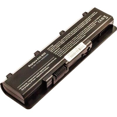 Bateria para portátil Asus N45 N55 N75 - 11.1V 4400mAh Li-Ion Bateria para portátil Asus N45 N55 N75 - 11.1V 4400mAh Li-Ion