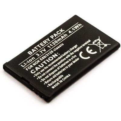 Nokia - E66 / 3120 classic - 1120mAh - 3.7V Bateria Nokia - E66 / 3120 classic - 1120mAh - 3.7V Bateria