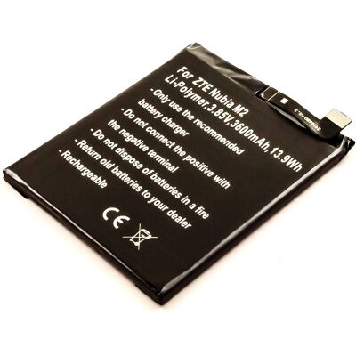 Nubia - M2 Battery - 3600mAh - Li-Po 3.85V - Battery Nubia - M2 Battery - 3600mAh - Li-Po 3.85V - Battery