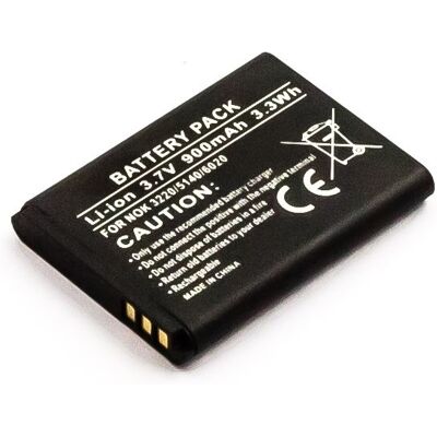 Nokia - 3220/5140/6020 - 3.7V - 900mAh - Battery Nokia - 3220/5140/6020 - 3.7V - 900mAh - Battery