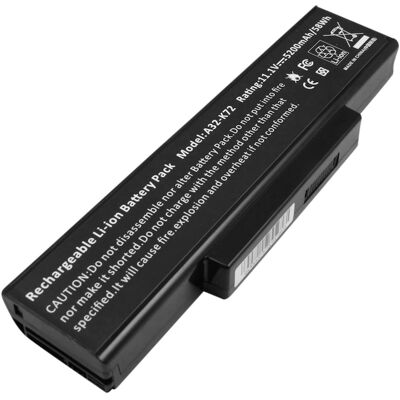 Bateria Compatível A72, K72, A32-K72 11,1V ASUS (5200mAh) Bateria Compatível A72, K72, A32-K72 11,1V ASUS (5200mAh)