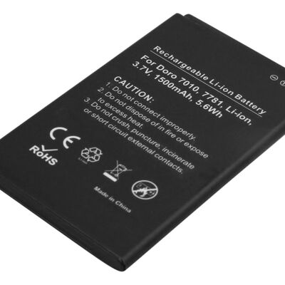 Bateria Compatível 7010, 7781 3,7V Doro (1500mAh) Bateria Compatível 7010, 7781 3,7V Doro (1500mAh)