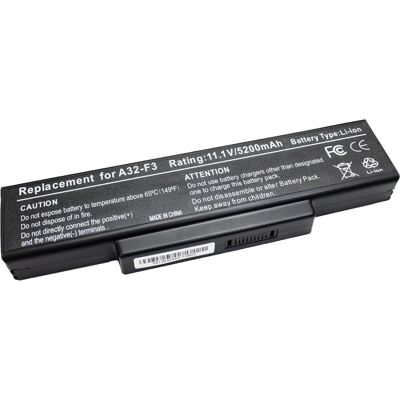Bateria p/ Portátil Compatível Asus A32-F3 4400mAh Bateria p/ Portátil Compatível Asus A32-F3 4400mAh