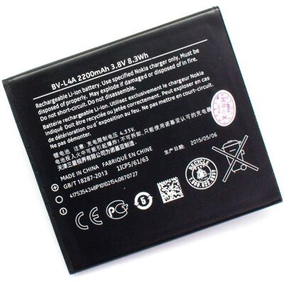 Bateria Compatível Nokia Lumia 830 BV-L4A 2200mAh Bateria Compatível Nokia Lumia 830 BV-L4A 2200mAh