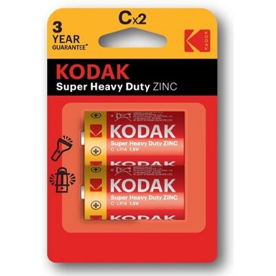 Blister 2 Pilhas R14 / C - KODAK Blister 2 Pilhas R14 / C - KODAK