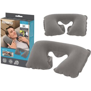Almofada Insuflável Croissant Gray (46 x 48 cm) - BESTWAY 67006 Almofada Insuflável Croissant Gray (46 x 48 cm) - BESTWAY 67006