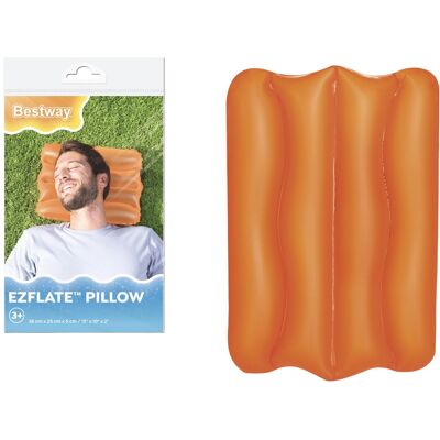 Almofada Insuflável 38 x 25cm (Laranja) - BESTWAY 52127 Almofada Insuflável 38 x 25cm (Laranja) - BESTWAY 52127