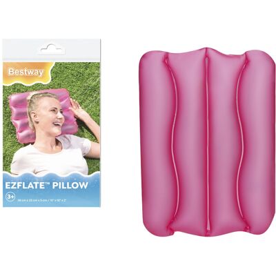 Almofada Insuflável 38 x 25cm (Rosa) - BESTWAY 52127 Almofada Insuflável 38 x 25cm (Rosa) - BESTWAY 52127