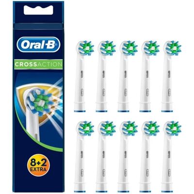 Pack 10x Recargas p/ Escova de Dentes CrossAction Pro - ORAL-B Pack 10x Recargas p/ Escova de Dentes CrossAction Pro - ORAL-B
