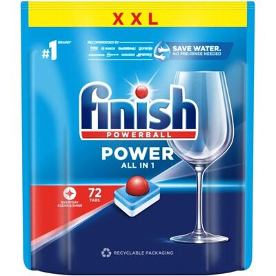 Pack 72x Cápsulas Power All-In-1 XXL - FINISH Pack 72x Cápsulas Power All-In-1 XXL - FINISH