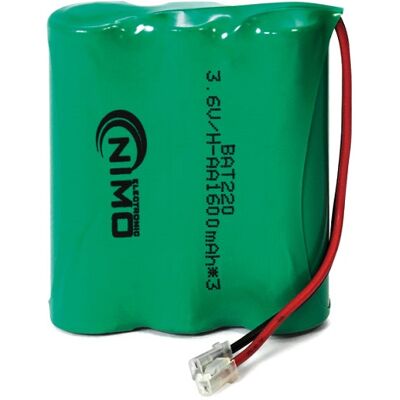 Bateria Ni-Mh 3,6V 1600mAh - NIMO Bateria Ni-Mh 3,6V 1600mAh - NIMO