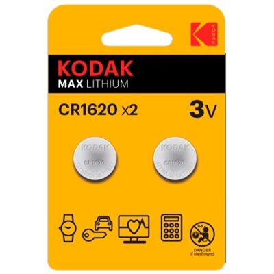 Blister 2x Pilhas Lithium 3V CR1620 - KODAK Blister 2x Pilhas Lithium 3V CR1620 - KODAK