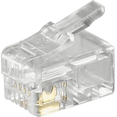 GOOBAY Ficha Telefone RJ10 4 Pinos 7,6mm GOOBAY Ficha Telefone RJ10 4 Pinos 7,6mm