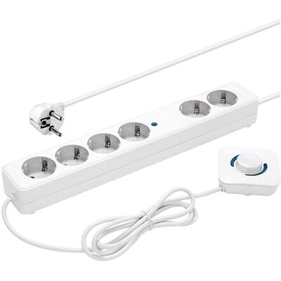 Extensão Sextupla 6 Tomadas c/ Interruptor de Pé (1,5mts) - NIMO Extensão Sextupla 6 Tomadas c/ Interruptor de Pé (1,5mts) - NIMO