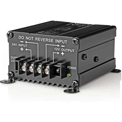 Conversor DC-DC 24V-12V 10 Amp - NEDIS Conversor DC-DC 24V-12V 10 Amp - NEDIS