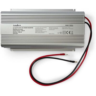 Conversor 24V -> 220V 1700W Shuck - NEDIS Conversor 24V -> 220V 1700W Shuck - NEDIS