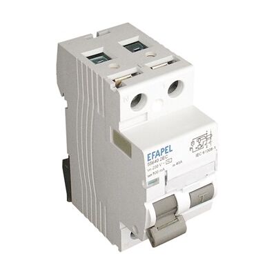 Interruptor Dif. 2P - 30MA AC63A Série MODUS55 - EFAPEL Interruptor Dif. 2P - 30MA AC63A Série MODUS55 - EFAPEL