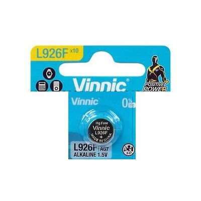 Pilha V399/V395/SR926SW/AG7/L926F 1,55V - VINNIC Pilha V399/V395/SR926SW/AG7/L926F 1,55V - VINNIC