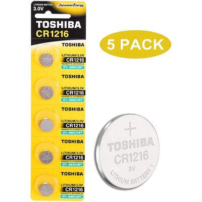 Pilha Lithium CR1216 - Bl5 3V - TOSHIBA Pilha Lithium CR1216 - Bl5 3V - TOSHIBA