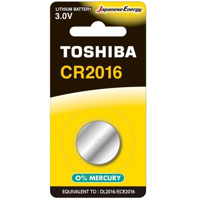 Pilha Lithium Cr2016 - Bl1 3V - TOSHIBA Pilha Lithium Cr2016 - Bl1 3V - TOSHIBA