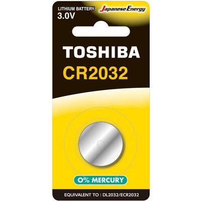 Pilha Lithium CR2032 3V - TOSHIBA Pilha Lithium CR2032 3V - TOSHIBA