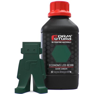 Resina p/ Impressão 3D LCD 1000ml Económica (Verde Escuro) - FORMFUTURA Resina p/ Impressão 3D LCD 1000ml Económica (Verde Escuro) - FORMFUTURA