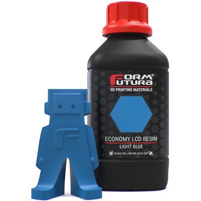 Resina p/ Impressão 3D LCD 1000ml Económica (Azul Claro) - FORMFUTURA Resina p/ Impressão 3D LCD 1000ml Económica (Azul Claro) - FORMFUTURA