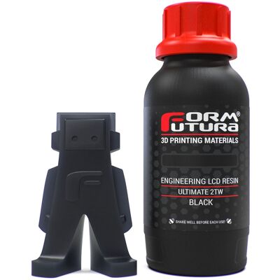 Resina Resistente a Temperatura e Intempéries p/ Impressão 3D Engineering 500ml (Preto) - FORMFUTURA Resina Resistente a Temperatura e Intempéries p/ Impressão 3D Engineering 500ml (Preto) - FORMFUTURA