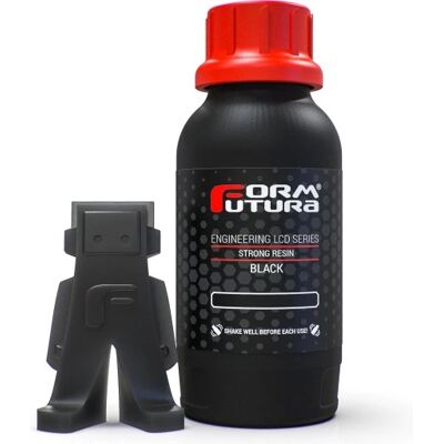Resina Resistente à Flexão p/ Impressão 3D 500ml (Preto) - FORMFUTURA Resina Resistente à Flexão p/ Impressão 3D 500ml (Preto) - FORMFUTURA