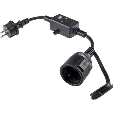 CHILITEC Cabo Adaptador de Proteção de Corrente Residual contra Sobrecargas (IP44) CHILITEC Cabo Adaptador de Proteção de Corrente Residual contra Sobrecargas (IP44)