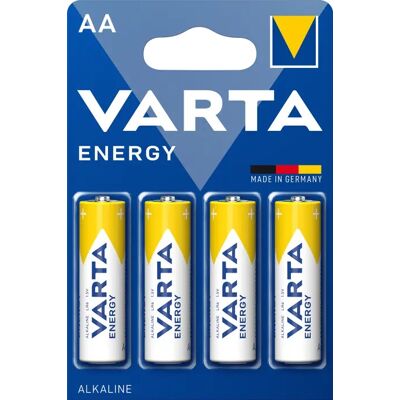 Blister 4x Pilhas Alcalinas Energy AA LR6 1,5V - VARTA Blister 4x Pilhas Alcalinas Energy AA LR6 1,5V - VARTA