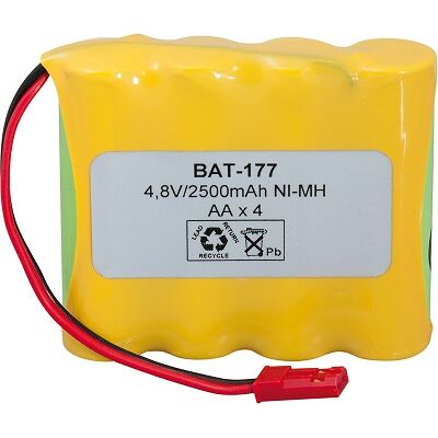 NIMO Bateria NI-MH 4,8V 2500mAh AA/RC06 x 4 NIMO Bateria NI-MH 4,8V 2500mAh AA/RC06 x 4