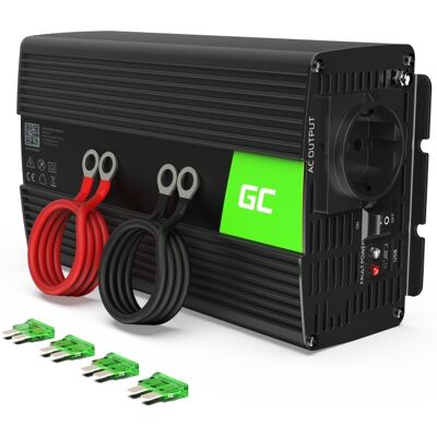 Conversor 12V -> 220V 1000W c/ USB - GREEN CELL Conversor 12V -> 220V 1000W c/ USB - GREEN CELL