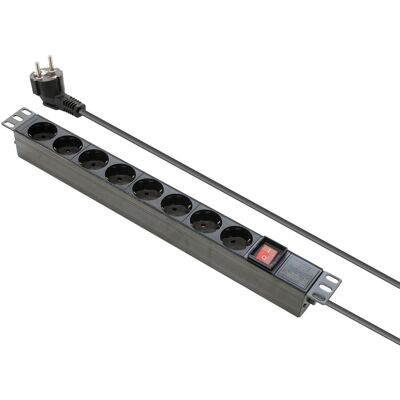 Extensão Octupla p/ Rack 19" c/ Interruptor (1,80 mts) - NIMO Extensão Octupla p/ Rack 19" c/ Interruptor (1,80 mts) - NIMO