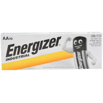 Pack 10x Pilhas Alcalinas Industrial LR6/AA 1,5V - ENERGIZER Pack 10x Pilhas Alcalinas Industrial LR6/AA 1,5V - ENERGIZER