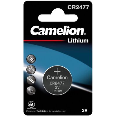Pilha Lithium CR2477 3V - CAMELION Pilha Lithium CR2477 3V - CAMELION