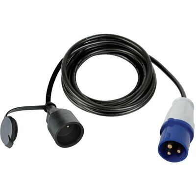 Perel Cabo Adaptador Ficha CEE 3 Polos -> Ficha Schuko Femea (3 mts) Perel Cabo Adaptador Ficha CEE 3 Polos -> Ficha Schuko Femea (3 mts)