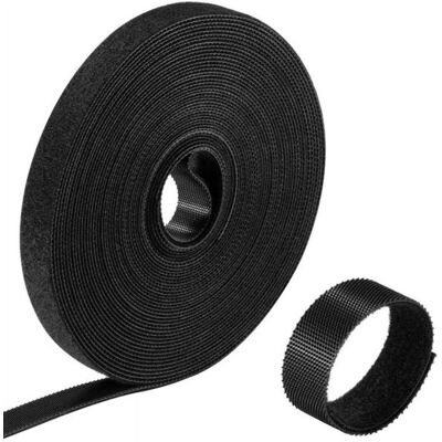 Fita 10 mts p/ Organizar Cabos Tecido Velcro (Preto) - EWENT Fita 10 mts p/ Organizar Cabos Tecido Velcro (Preto) - EWENT