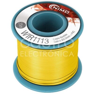 Nimo - 1x0.14mm² - Amarelo - 25m - fio de cobre Nimo - 1x0.14mm² - Amarelo - 25m - fio de cobre