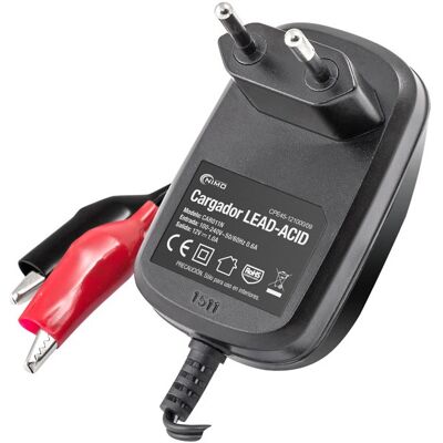 Carregador de Baterias Chumbo Automático 12VDC 1000mA - NIMO Carregador de Baterias Chumbo Automático 12VDC 1000mA - NIMO