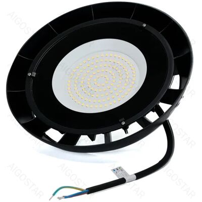 AIGOSTAR Campânula LED SLIM IP65 p/ Armazens 220V 200W 6000K 20000Lm AIGOSTAR Campânula LED SLIM IP65 p/ Armazens 220V 200W 6000K 20000Lm