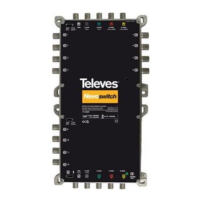 Multiswitch NevoSwitch 5 Entradas QUAD - 12 Saídas - TELEVES Multiswitch NevoSwitch 5 Entradas QUAD - 12 Saídas - TELEVES